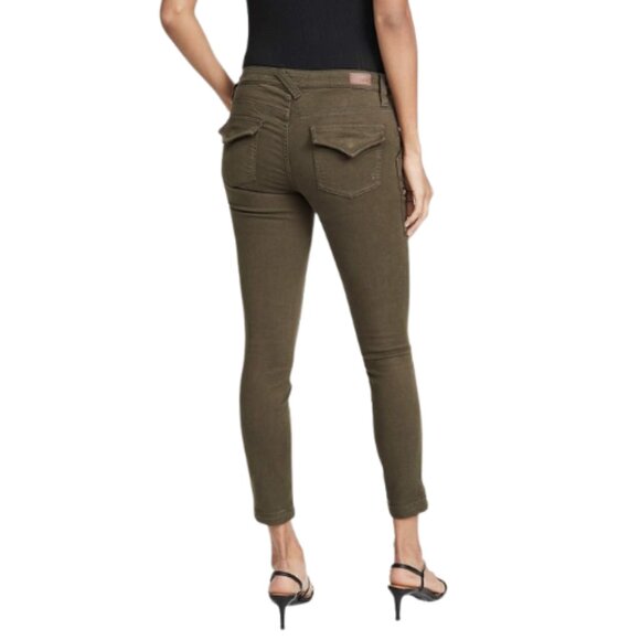 Joie Park NWT Skinny Pants Fatigue Military Green Women’s Size 25 - Picture 9 of 11
